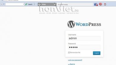 Thủ thuật HonVietBIZ | Phục hồi mật khẩu và đổi tên username trong Wordpress