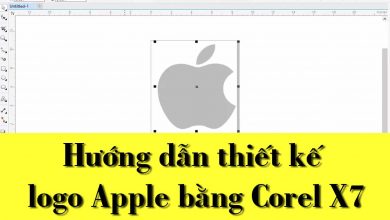 Thủ Thuật HonVietBIZ | Hướng dẫn thiết kế logo Apple bằng Corel X7