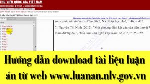 Hướng dẫn download tài liệu luận án từ web www.luanan.nlv.gov.vn bằng firefox