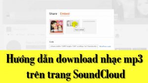 Hướng dẫn download nhạc mp3 trên trang SoundCloud