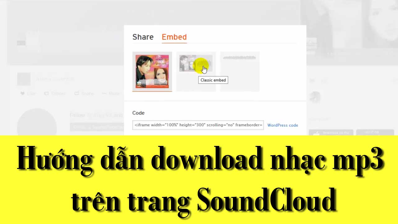 Thủ Thuật HonVietBIZ | Hướng dẫn download nhạc mp3 trên trang SoundCloud