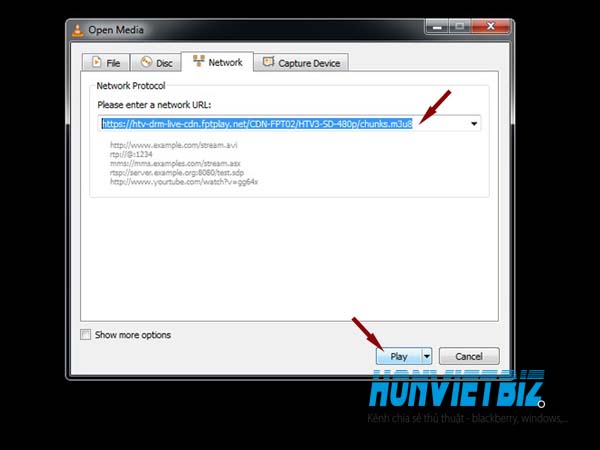Thủ thuật HonVietBIZ | Hướng dẫn mở và download file M3u8