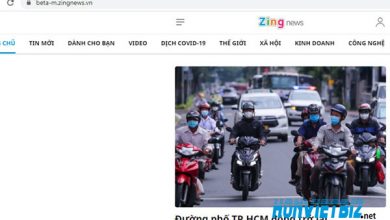 Thủ thuật HonVietBIZ | Hướng dẫn truy cập giao diện mobile phiên bản beta của Zingnews