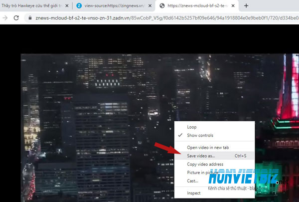Thủ thuật HonVietBIZ | Hướng dẫn download video trên trang Zingnews