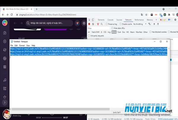 Thủ thuật HonVietBIZ | Hướng dẫn download nhạc và video trên trang ZingMp3